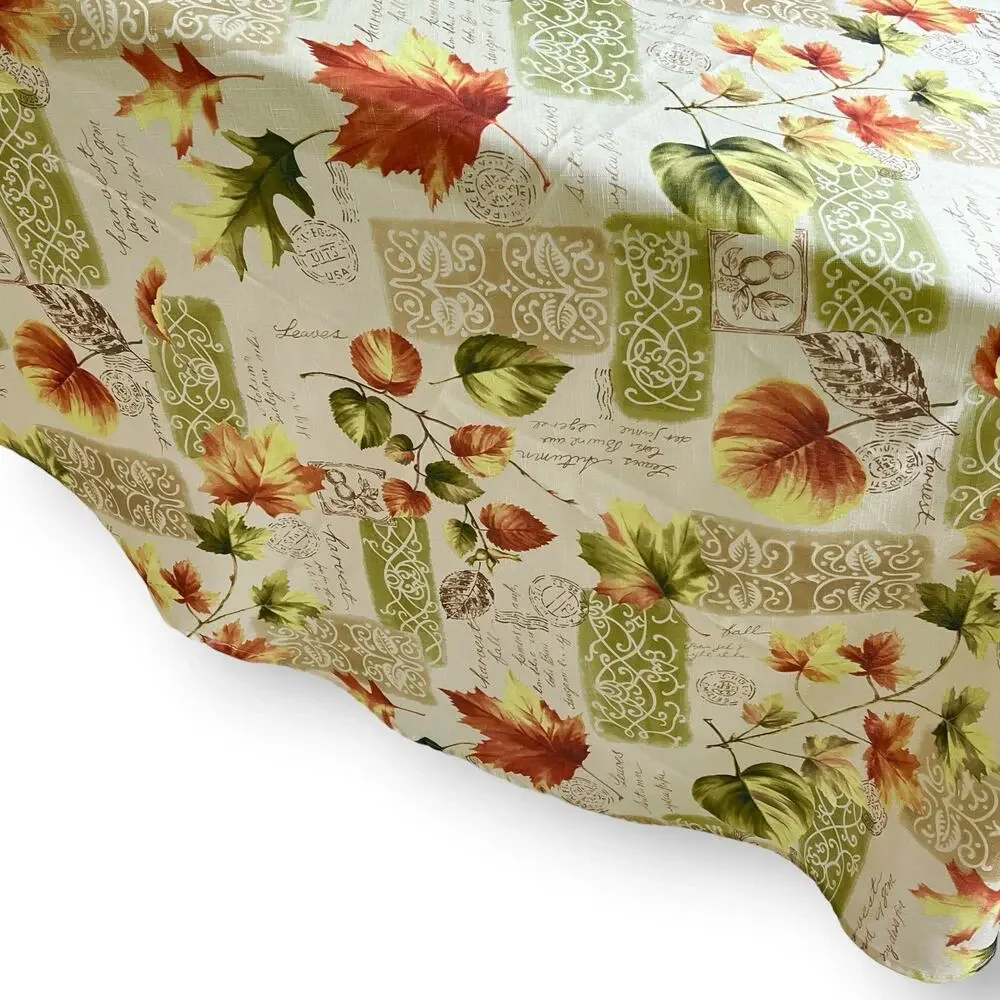 Tablecloth Autumn Fall Harvest Round 69
